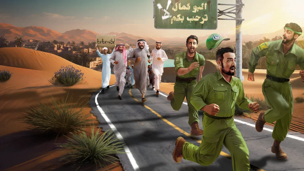 عناصر كتائب حزب الله يهربون من العراقيين